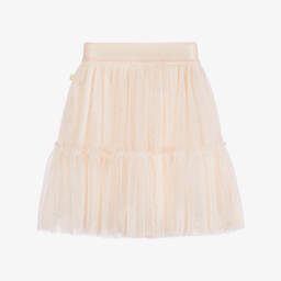 Billieblush-Юбка розовая из блестящего тюля для девочек | Childrensalon
