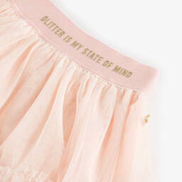 Billieblush-Юбка розовая из блестящего тюля для девочек | Childrensalon
