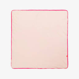 Billieblush-Pink Padded Cotton Star Blanket (76cm) | Childrensalon