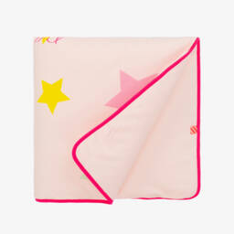 Billieblush-Pink Padded Cotton Star Blanket (76cm) | Childrensalon