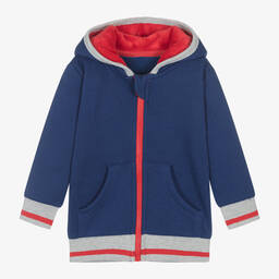 Blade & Rose-توب بسحاب مزيج قطن لون أزرق للأطفال | Childrensalon