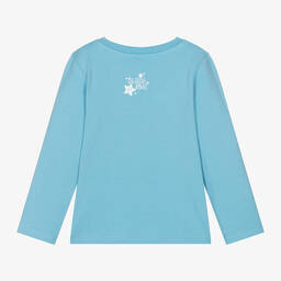 Blade & Rose-Girls Blue Cotton Bella The Horse Top | Childrensalon