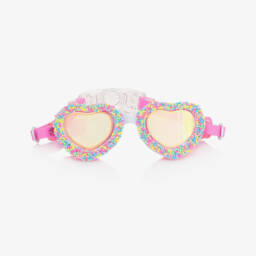 Bling2o-Girls Pink Candy Heart Swimming Goggles | Childrensalon
