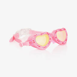 Bling2o-Girls Pink Heart Swimming Goggles | Childrensalon
