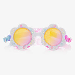 Bling2o-نظارات سباحة سيليكون لون أبيض للبنات | Childrensalon