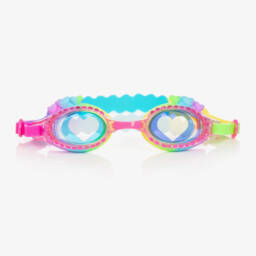 Bling2o-Rainbow Heart Swimming Goggles | Childrensalon