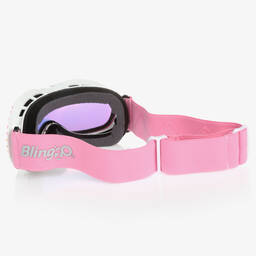 Bling2o-White & Pink Ski Goggles | Childrensalon