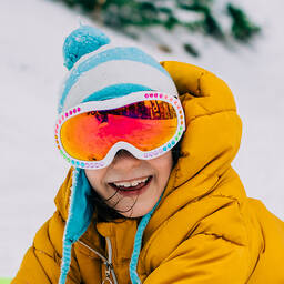 Bling2o-White & Pink Ski Goggles | Childrensalon