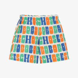 Bobo Choses-Boys Multicoloured Organic Cotton Shorts | Childrensalon