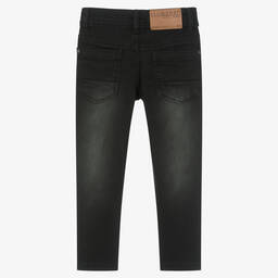 Boboli-Boys Black Denim Jeans | Childrensalon