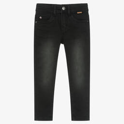 Boboli-Boys Black Denim Jeans | Childrensalon
