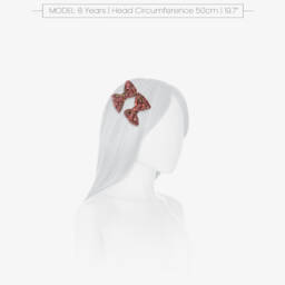 Bonpoint-Girls Red & Pink Cherry Print Hair Clips (2 Pack) | Childrensalon