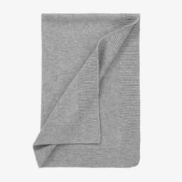 Bonpoint-بطانية كشيمر لون رمادي للرضع (92 سم) | Childrensalon