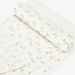 Bonpoint-لفافات قطن موسلين لون عاجي وذهبي (عدد 2) | Childrensalon
