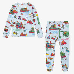 Books to Bed-Boys Cars & Trucks Pyjamas & Book Gift Set | Childrensalon