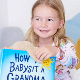 Books to Bed-Girls Pale Pink Cotton Pyjamas & Book Set | Childrensalon