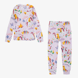 Books to Bed-Girls Purple Unicorn Pyjamas & Book Gift Set | Childrensalon