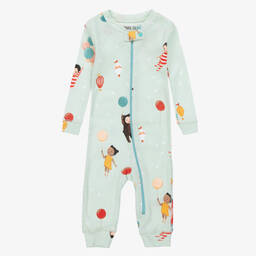 Books to Bed-Mint Green Cotton Babysuit & Book Set | Childrensalon