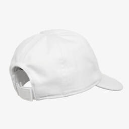 BOSS-Baby Boys White Cotton Cap | Childrensalon