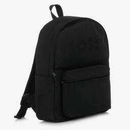 BOSS-Black Canvas Backpack (38cm) | Childrensalon