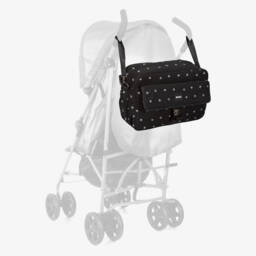 BOSS-Black Double B Monogram Logo Print Changing Bag (38cm) | Childrensalon