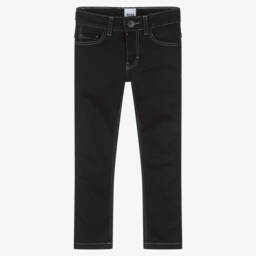 BOSS Boys Black Slim Fit Denim Jeans Childrensalon
