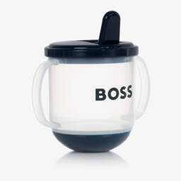 BOSS-Navy Blue Sippy Cup | Childrensalon