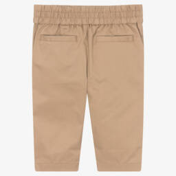 Burberry-Baby Boys Archive Beige EKD Trousers | Childrensalon