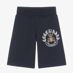 Baby Girls Blue Crest Joggers