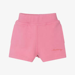 Baby Girls Pink Organic Cotton Shorts