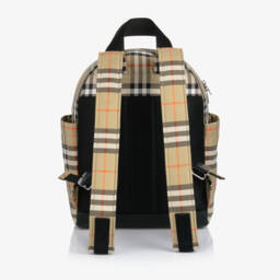 Burberry-Beige Burberry Check Changing Backpack (40cm) | Childrensalon