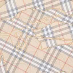 Burberry-Beige EKD Check Playmat (110cm) | Childrensalon