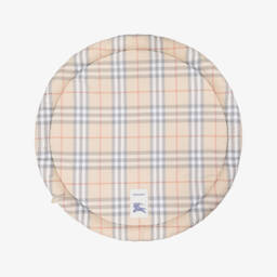 Burberry-Beige EKD Check Playmat (110cm) | Childrensalon