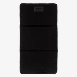 Burberry-حقيبة تغيير الحفاضات مبطنة لون أسود (43 سم) | Childrensalon