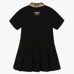 Burberry-Black Vintage Check Baby Dress | Childrensalon