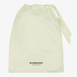 Burberry-Girls Beige Check Ballerina Pumps | Childrensalon