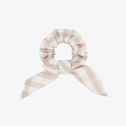 Burberry-Girls Pink Cotton Hooded Trench Coat | Childrensalon