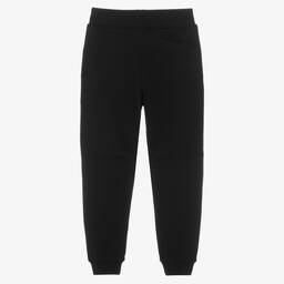 Burberry-Teen Boys Black EKD Cotton Joggers | Childrensalon