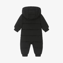 Calvin Klein-أفرول ثلج بمونوغرام لون أسود للمواليد | Childrensalon