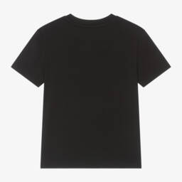 Calvin Klein-تيشيرت قطن لون أسود | Childrensalon