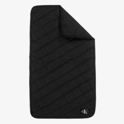 Calvin Klein-Black Quilted Changing Bag (43cm) | Childrensalon