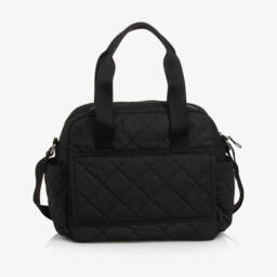 Calvin Klein-Black Quilted Changing Bag (43cm) | Childrensalon