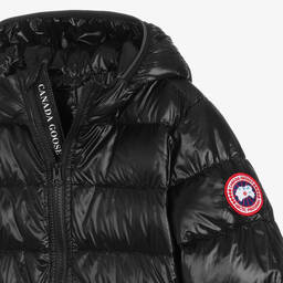 Canada Goose-جاكيت بافر مبطن بريش لون أسود | Childrensalon