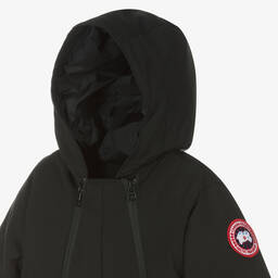 Canada Goose-Black Down-Filled Baby Snowsuit | Childrensalon