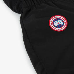 Canada Goose-سالوبيت تزلج مبطن بريش لون أسود للأطفال | Childrensalon
