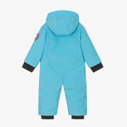 Canada Goose-Blue Down-Filled Baby Snowsuit | Childrensalon