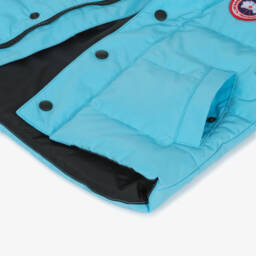 Canada Goose-جيليه فانيرأطفال ولادي مبطن لون أزرق | Childrensalon