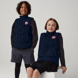 Canada Goose-جيليه مبطن بريش لون كحلي  | Childrensalon