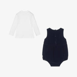 Caramelo Kids-Комплект с песочником из синего бархата для малышей | Childrensalon