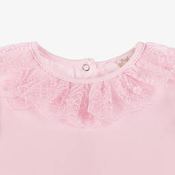 Caramelo Kids-أفرول بيبي غرو قطن وتول لون زهري | Childrensalon